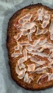 Pizza de berenjena
