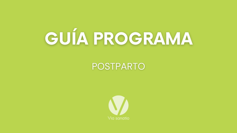 Programa Deshínchate – Guía Postparto