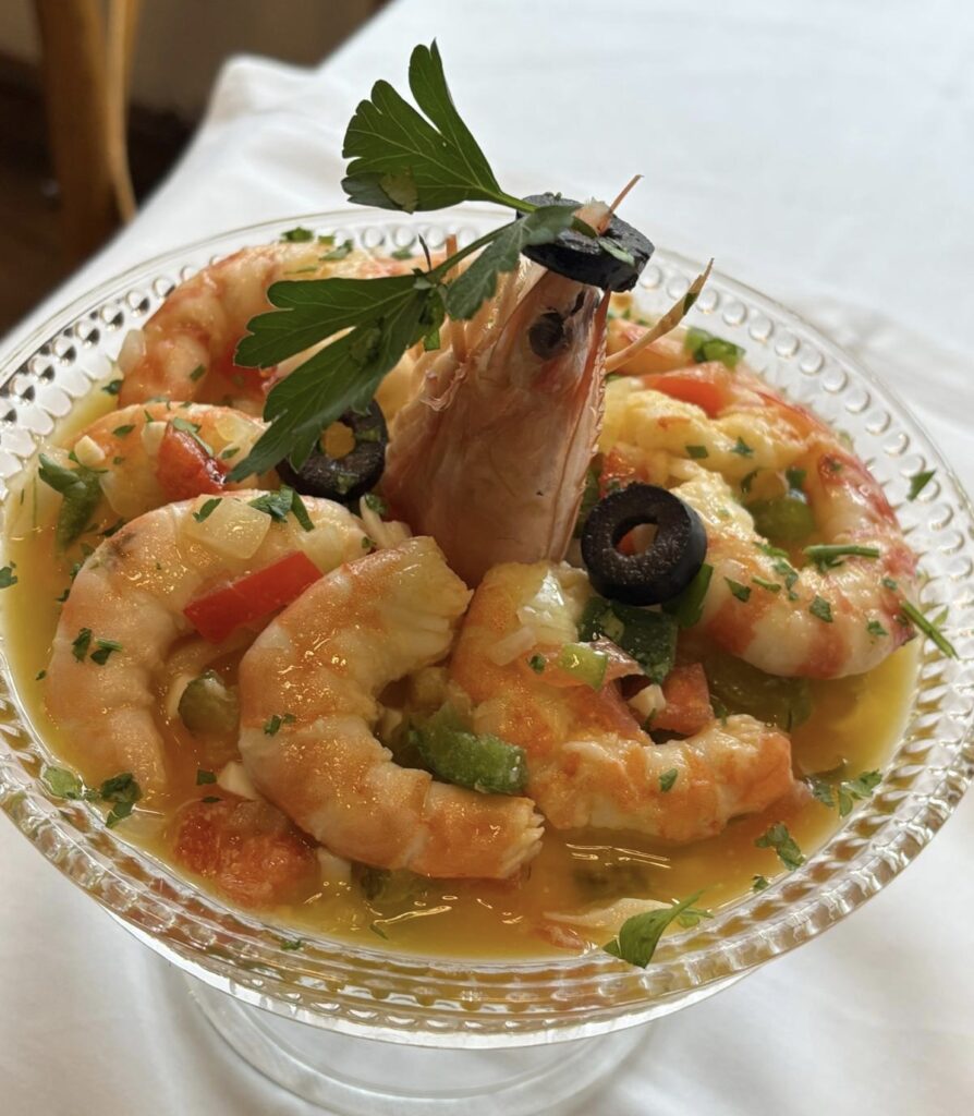 Salpicón de langostinos