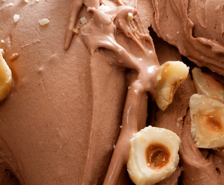 Helado de avellanas