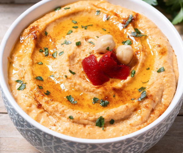 Hummus de pimientos