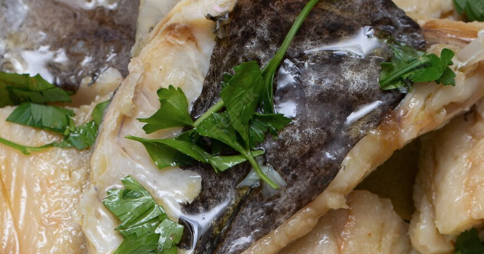 Bacalao con quinoa y calabacín