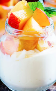 Yogur con ciruela