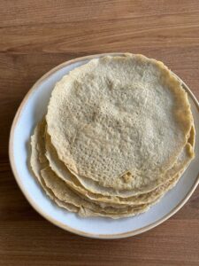 Crepes de avena