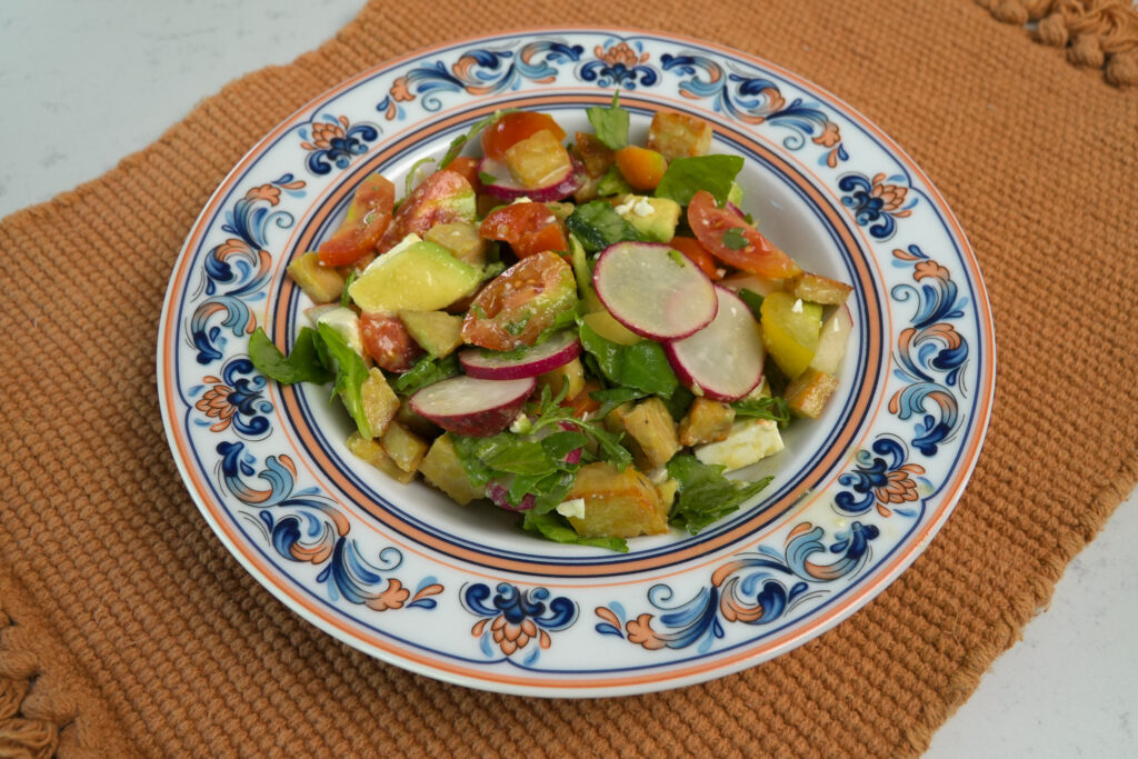 Ensalada con tempeh