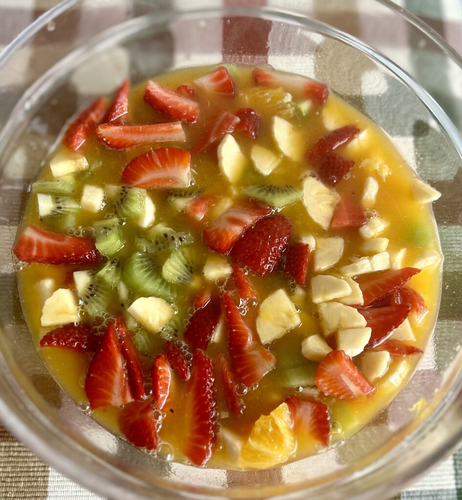 Macedonia de frutas