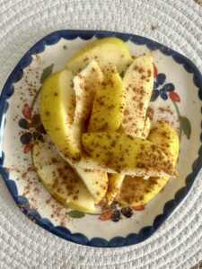 Manzana con canela
