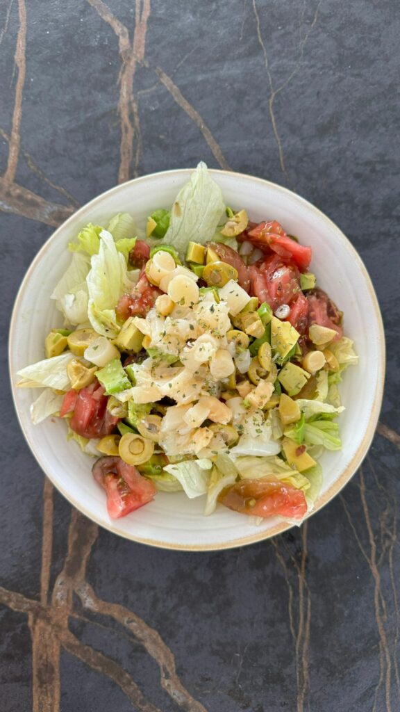 Ensalada con tofu a la plancha