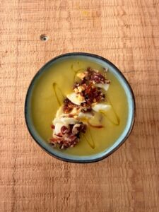 Crema de puerros