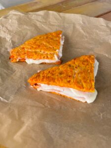 Sandwich con zanahoria (sin harinas)