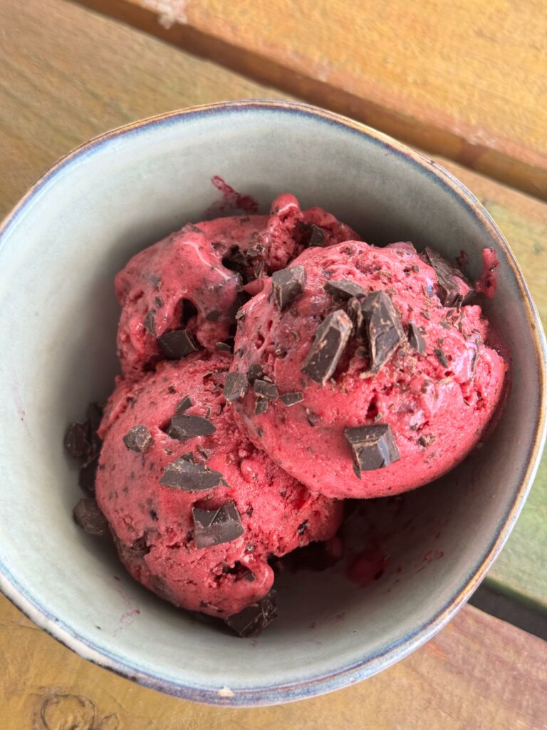 Helado proteico