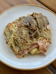 Milanesa con jamón y queso