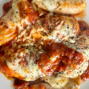 Pisto de verduras con pollo y mozarella