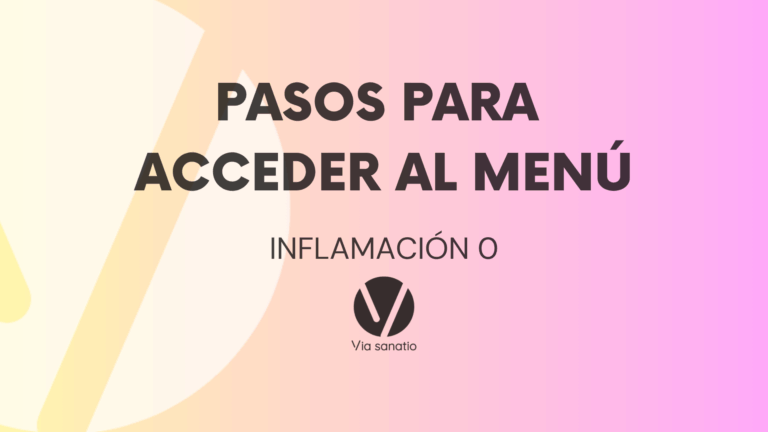PASOS PARA ACCEDER AL NUEVO MENÚ
