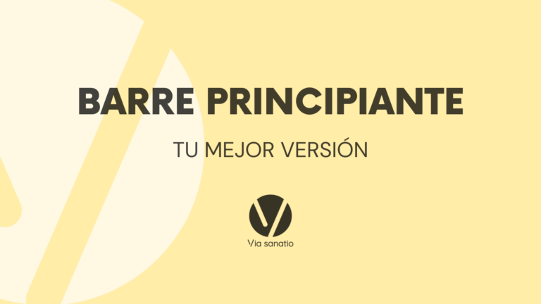 PROGRAMA TU MEJOR VERSIÓN – semana 3 BARRE principiante (20 mins) Amelie
