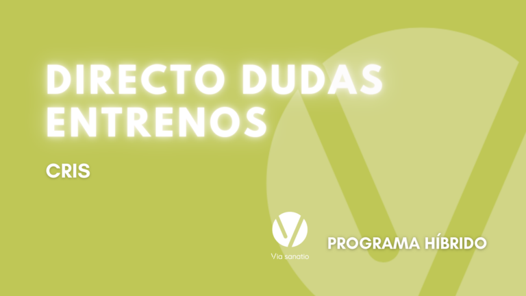 Jueves – DIRECTO dudas entrenamientos – Criss