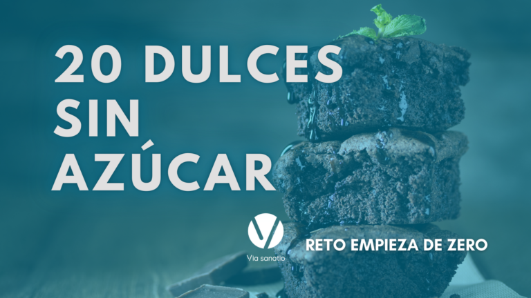 GUÍA 20 dulces sin azúcar – RETO empieza de zero