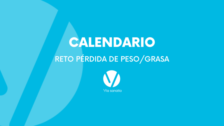 Calendario AVANZADO RETO Pérdida de peso