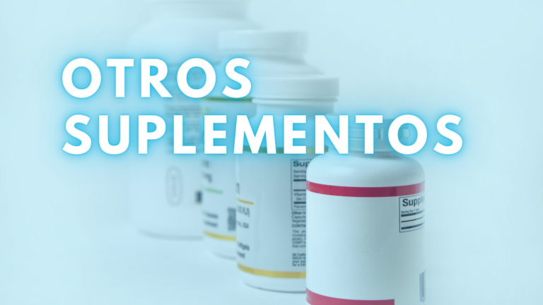 GUÍA otros suplementos – reto EMPIEZA DE ZERO