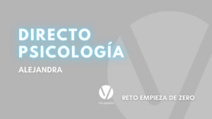 Martes 5 –  DIRECTO RETO psicología (20 h) Alejandra